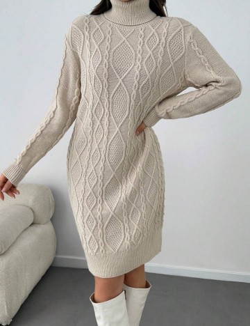Rochie midi Shein, bej