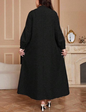 Rochie maxi Shein Curve+, negru