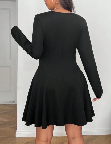 Rochie mini Shein Curve+, negru