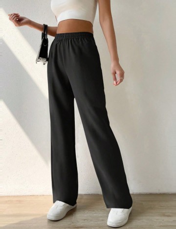 Pantaloni Shein Curve+, negru