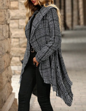 Cardigan lung Shein, mix culori