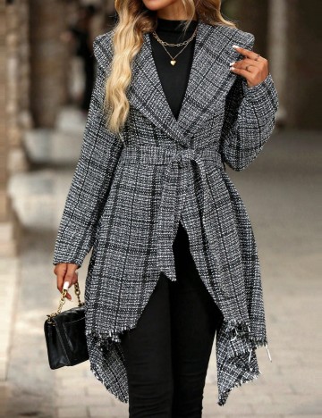 Cardigan lung Shein, mix culori