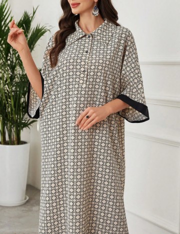 Rochie maxi Shein, mix culori