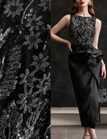 Rochie maxi Shein, negru
