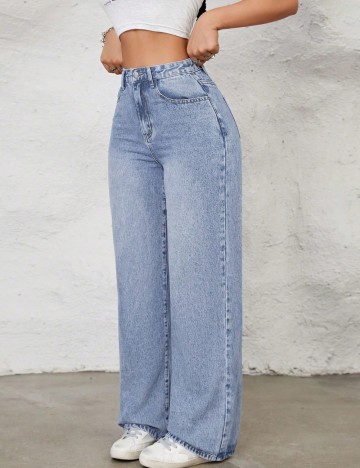Jeans Shein, albastru