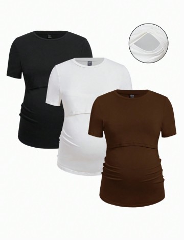Set Tricouri Shein, mix culori