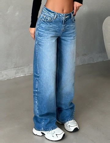 Jeans Shein, albastru