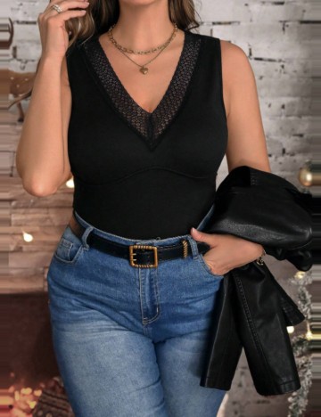 Maiou Shein Curve+, negru