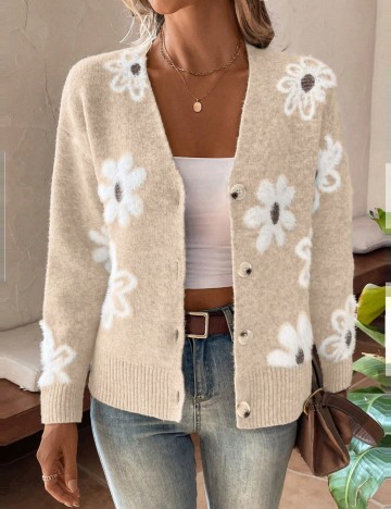 Cardigan Shein, bej
