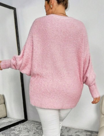 Pulover Shein Curve+, roz