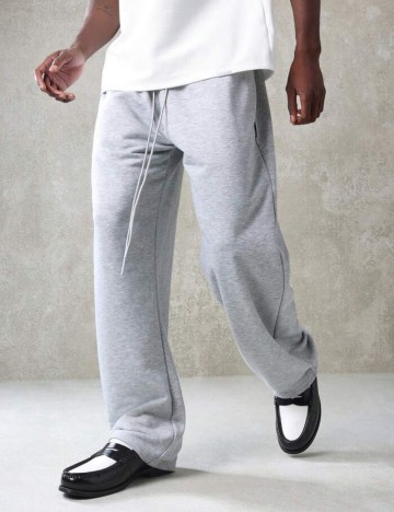 Pantaloni de trening Shein SUMWON, gri