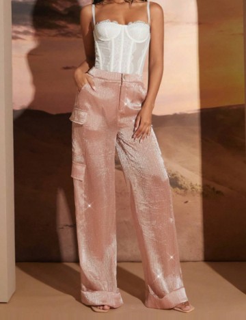 Pantaloni Shein HAUTE, roz