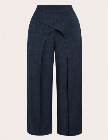 Pantaloni Shein Curve+, albastru