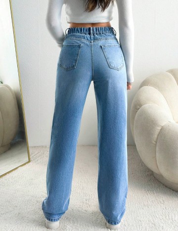 Jeans Shein, albastru