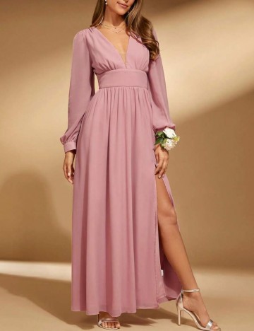 Rochie maxi Shein, roz