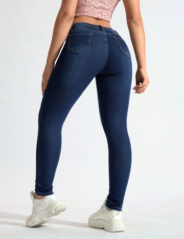 Jeans Shein, albastru