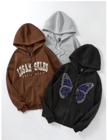 Set Hanorace Shein, mix culori