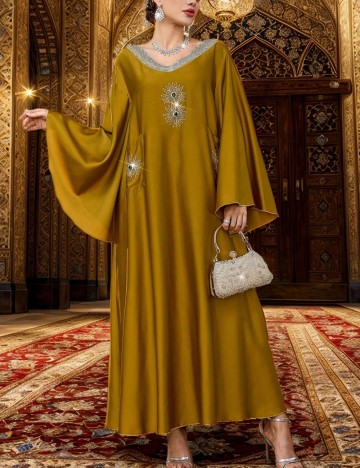 Rochie maxi Shein, galben