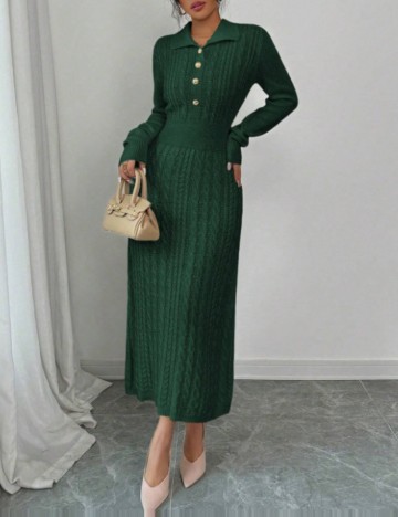 Rochie maxi Shein, verde