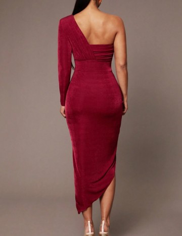 Rochie midi Shein, vișiniu