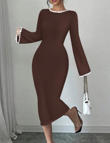 Rochie midi Shein, maro