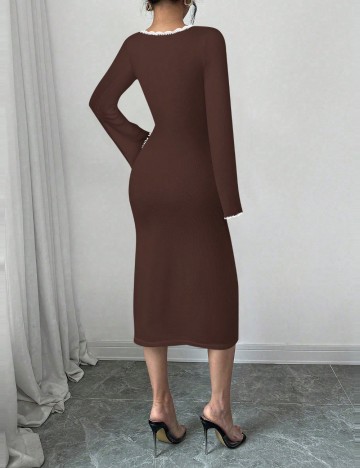 Rochie midi Shein, maro