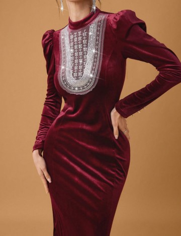 Rochie midi Shein, roșu