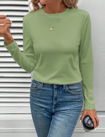 Bluză Shein Emery Rose, verde