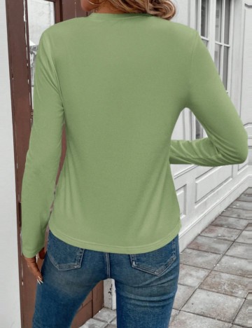 Bluză Shein Emery Rose, verde