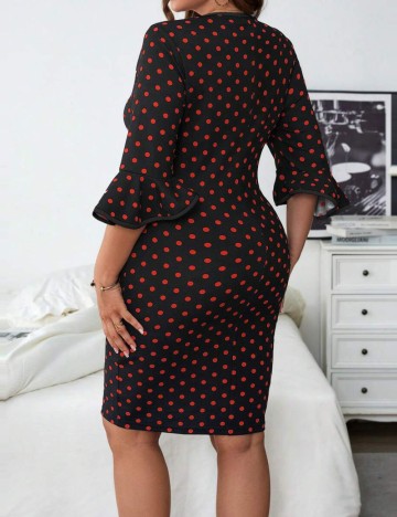 Rochie mini Shein Curve+, mix culori