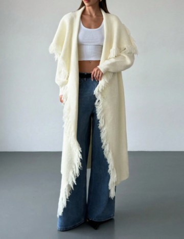 Cardigan Shein, crem
