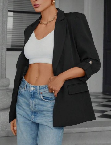 Sacou Shein, negru