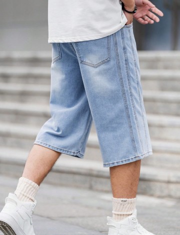 Jeans Shein MANFINITY, albastru