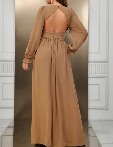 Rochie de ocazie Shein, maro