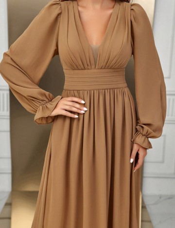Rochie de ocazie Shein, maro
