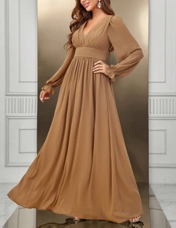 Rochie de ocazie Shein, maro