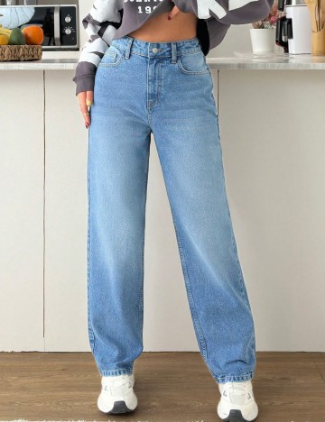 Jeans Shein, albastru