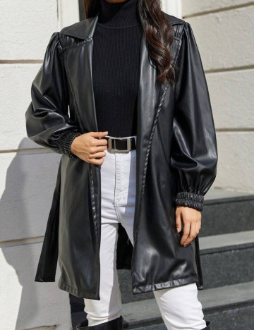 Trench Shein, negru