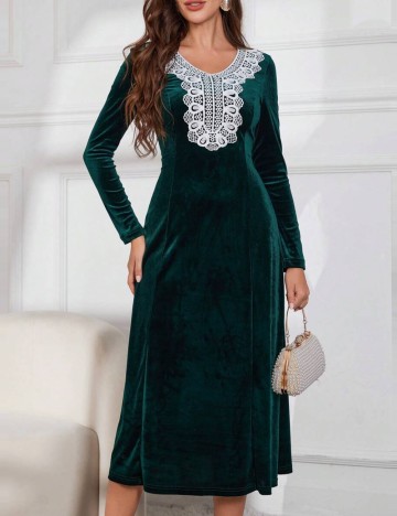 Rochie midi Shein, verde