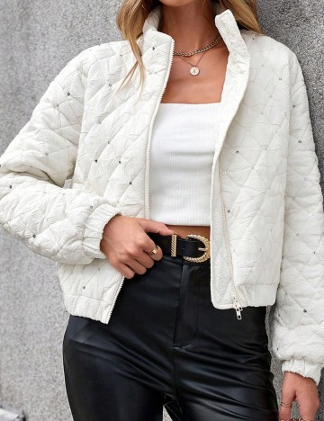 Jachetă Shein Emery Rose, crem