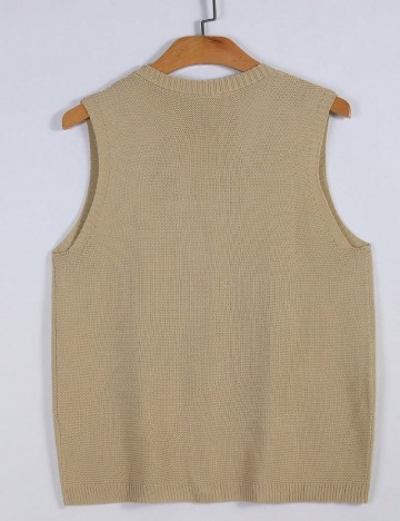 Vestă Shein Curve+, bej