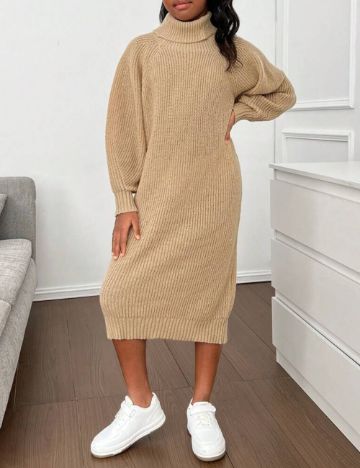 Rochie midi Shein, bej