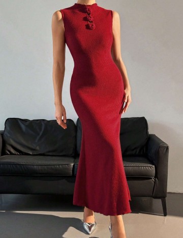Rochie maxi Shein, vișiniu