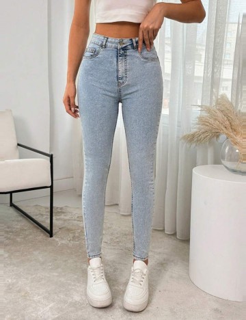 Jeans Shein, albastru