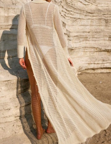 Rochie de plajă Shein, crem