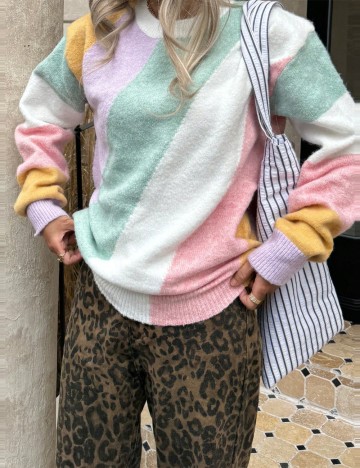Pulover Shein, mix culori