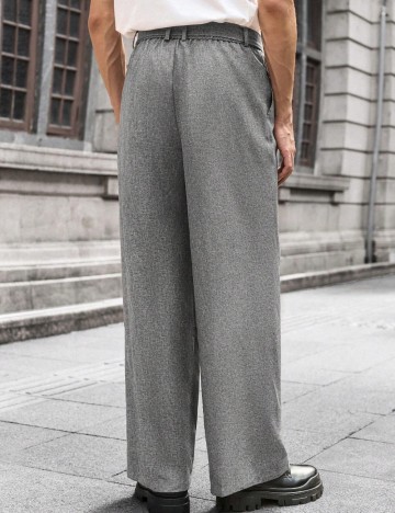 Pantaloni Shein MANFINITY, gri