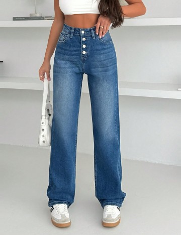 Jeans Shein, albastru