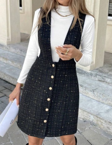 Sarafan Shein, negru