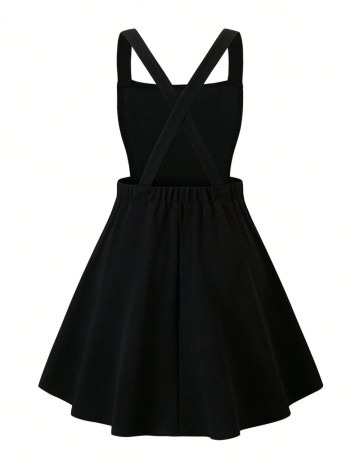 Sarafan Shein Curve+, negru